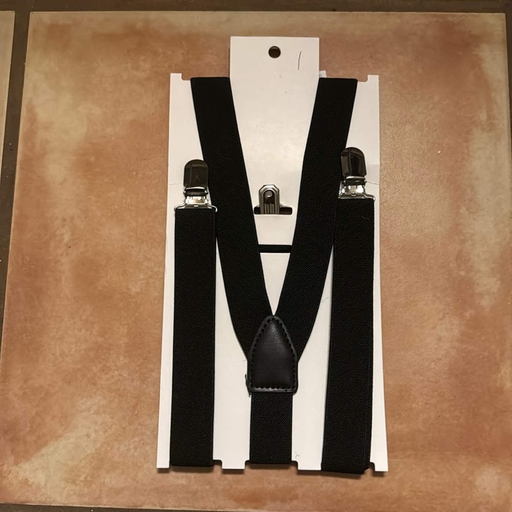 New Black Suspenders by H&M